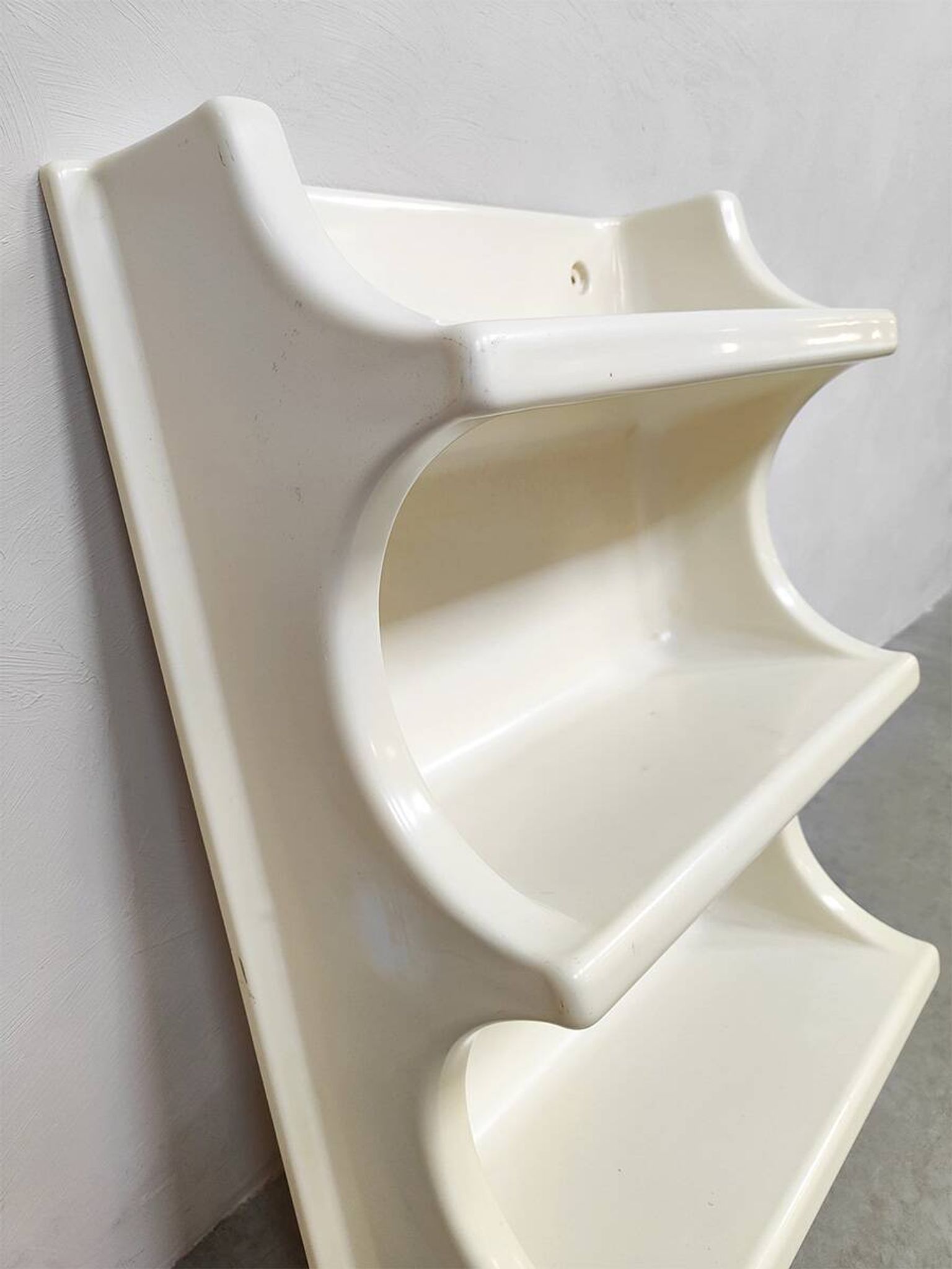 Étagère murale Space Age en plastique thermoformé, années 1970