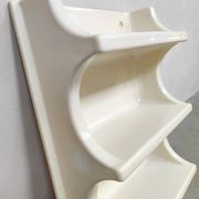 Étagère murale Space Age en plastique thermoformé, années 1970