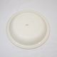 Hollow serving dish in Luneville earthenware model Poppy, iron earth, vegetable