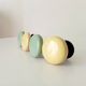 Set of 4 vintage coat hooks from the 1960s.