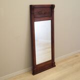 Mirror in wooden frame, Danish design, 1970s, production: Denmark