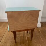 Retro green bedside table