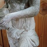 Reconstructed stone garden statue