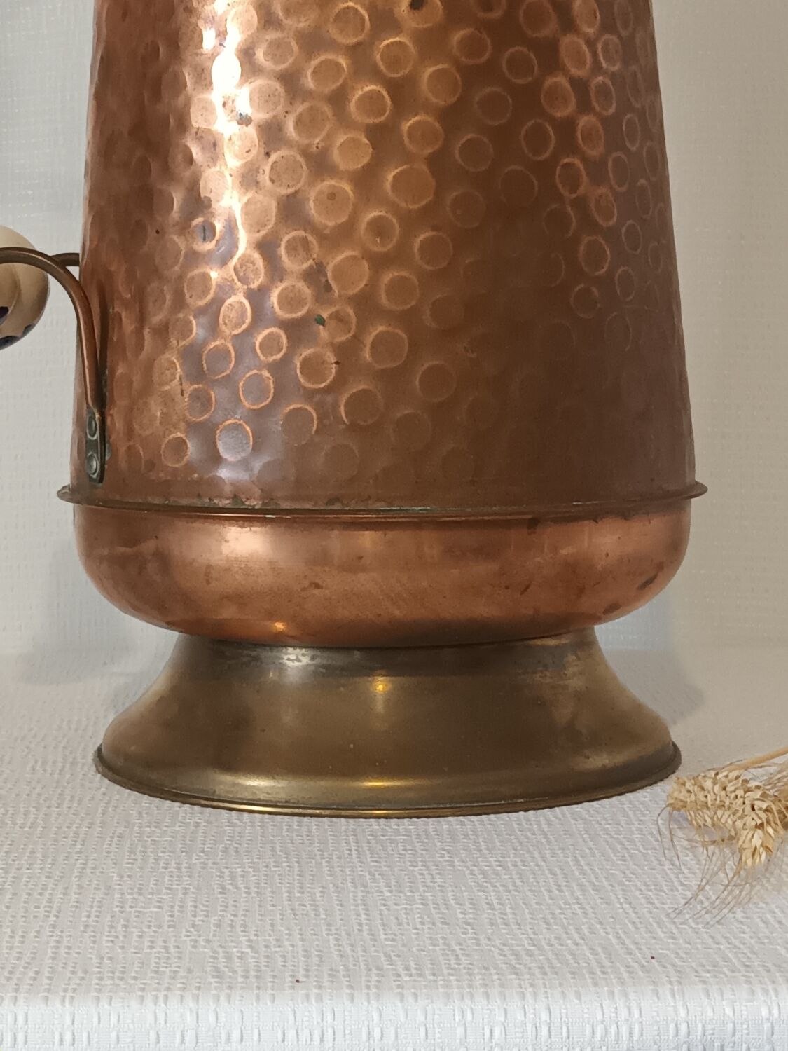 Coal bucket solid copper Holland