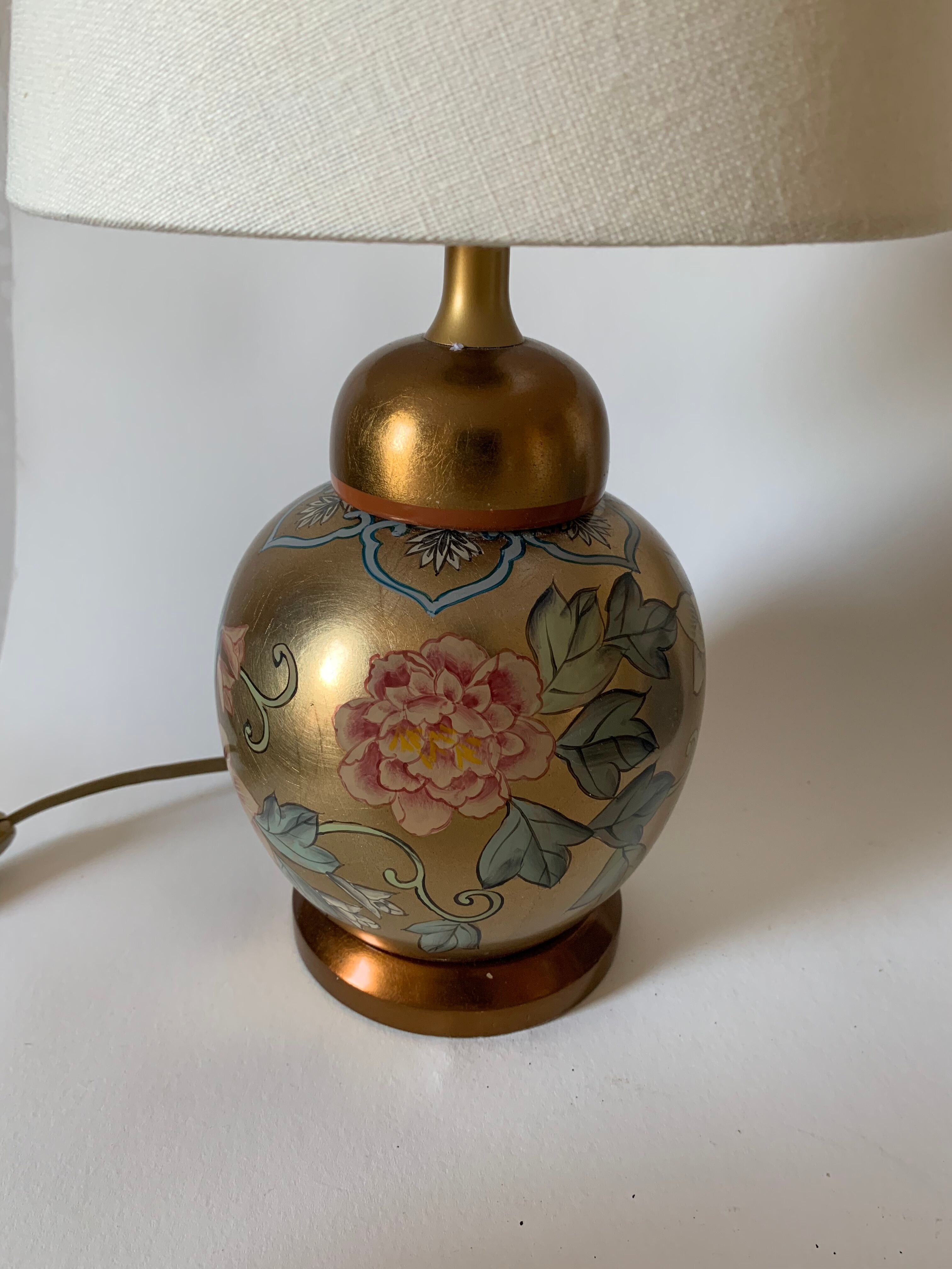 Vintage golden lamp