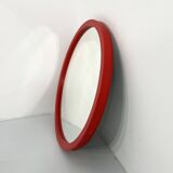 Miroir rond rouge kartell 1980s