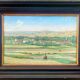 Impressionist painting HST Landscape with vines A. Guilbert 1892 éc. Chatou