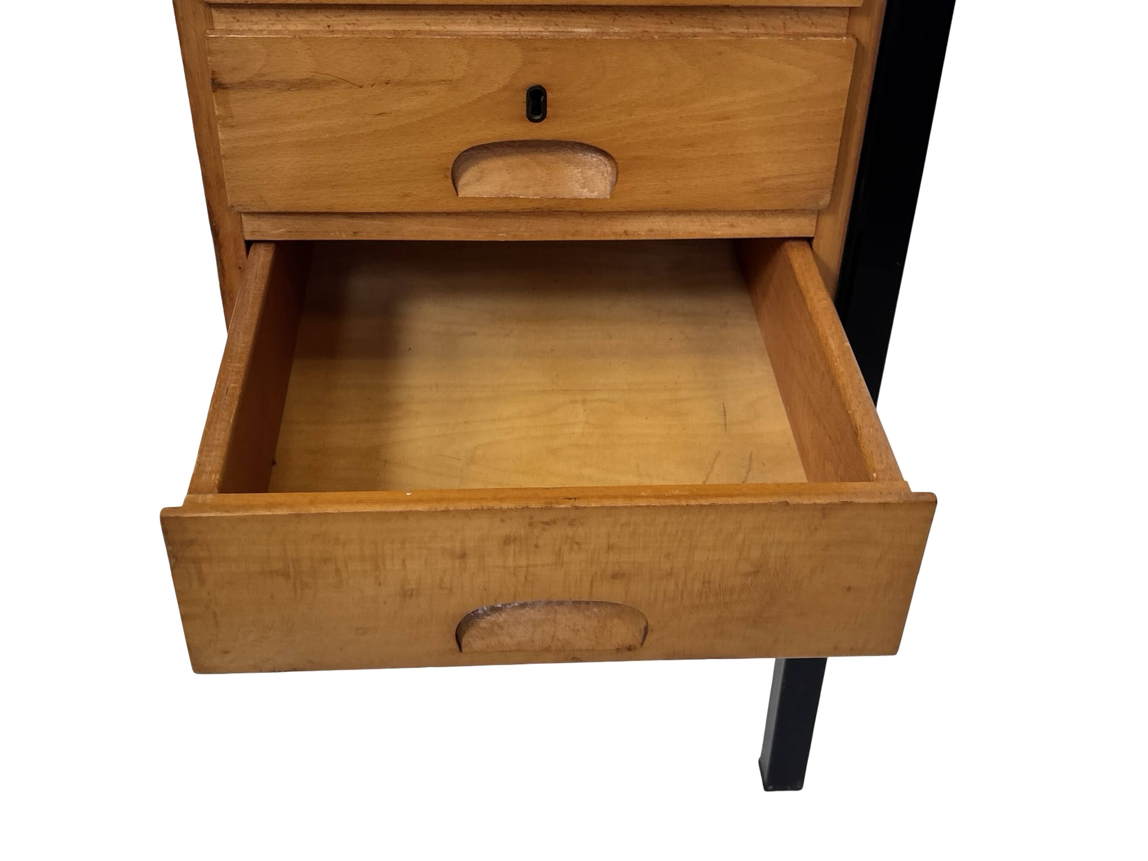 Vintage Desk 1960s Design Workspace with drawers