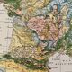 Old geological map of France - 1900