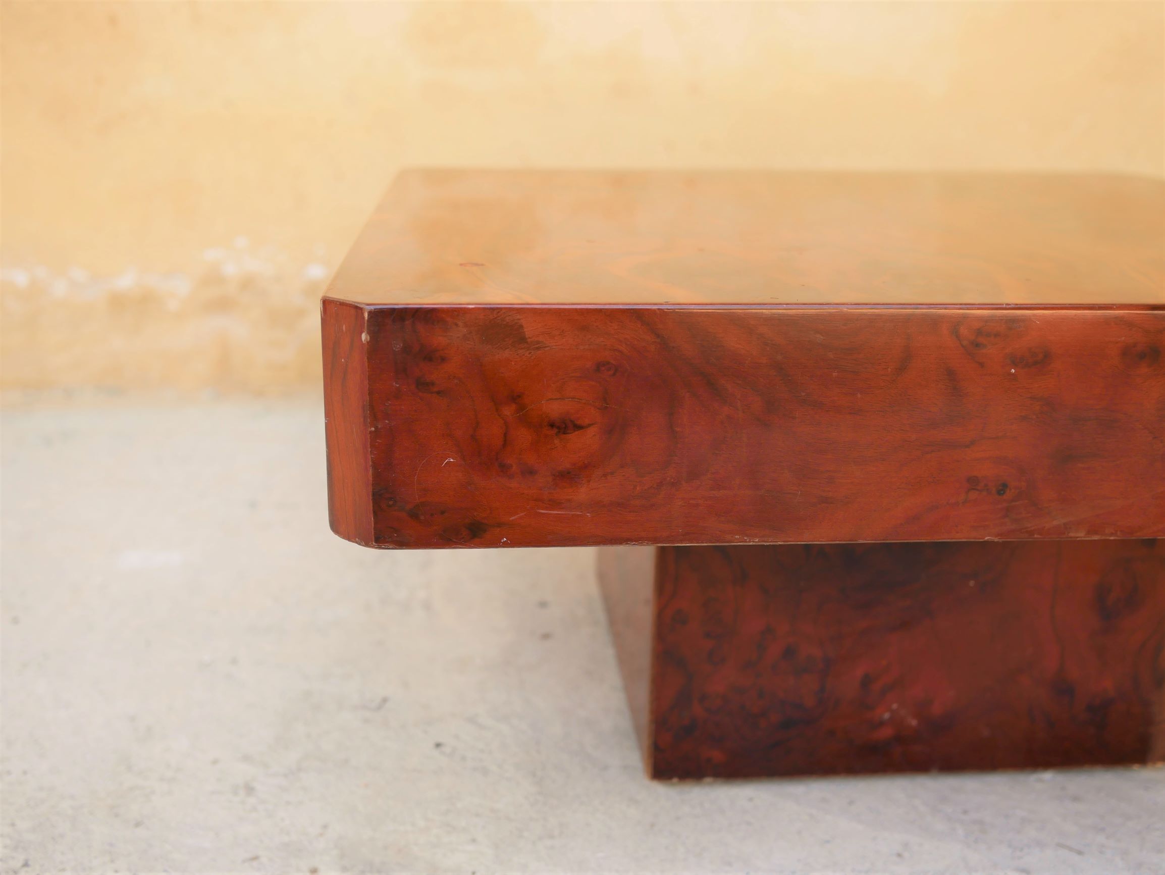 Table basse vintage en palissandre