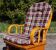 Rocking chair en pin années 1970