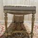 Bench - Louis XVI style office bench in gilded wood