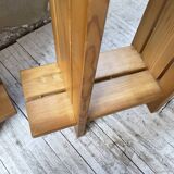 4 solid elm shelves Maison Regain