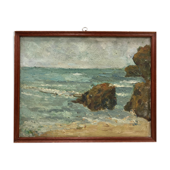 Painting Marine Recto-Verso
