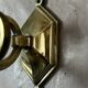 Pair of brass hooks