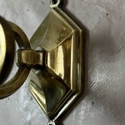 Paire de patères en Laiton