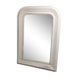 Miroir style Louis Philippe blanc
