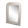Miroir style Louis Philippe blanc