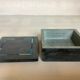 Grey and blue ring holder tray