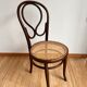 Bistro chair with caning
