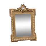 Mirror with molded pediment in Louis XVI style