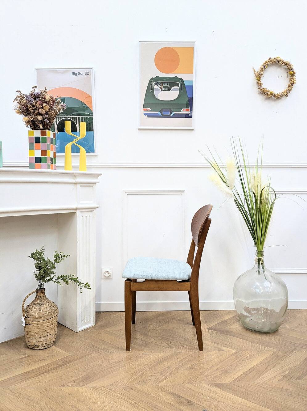 Vintage Scandinavian teak chair