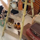 Old wooden painter's stepladder