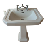 Lavabo rétro sur colonne