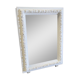 Old trumeau mirror in plaster and wood 100x142cm
