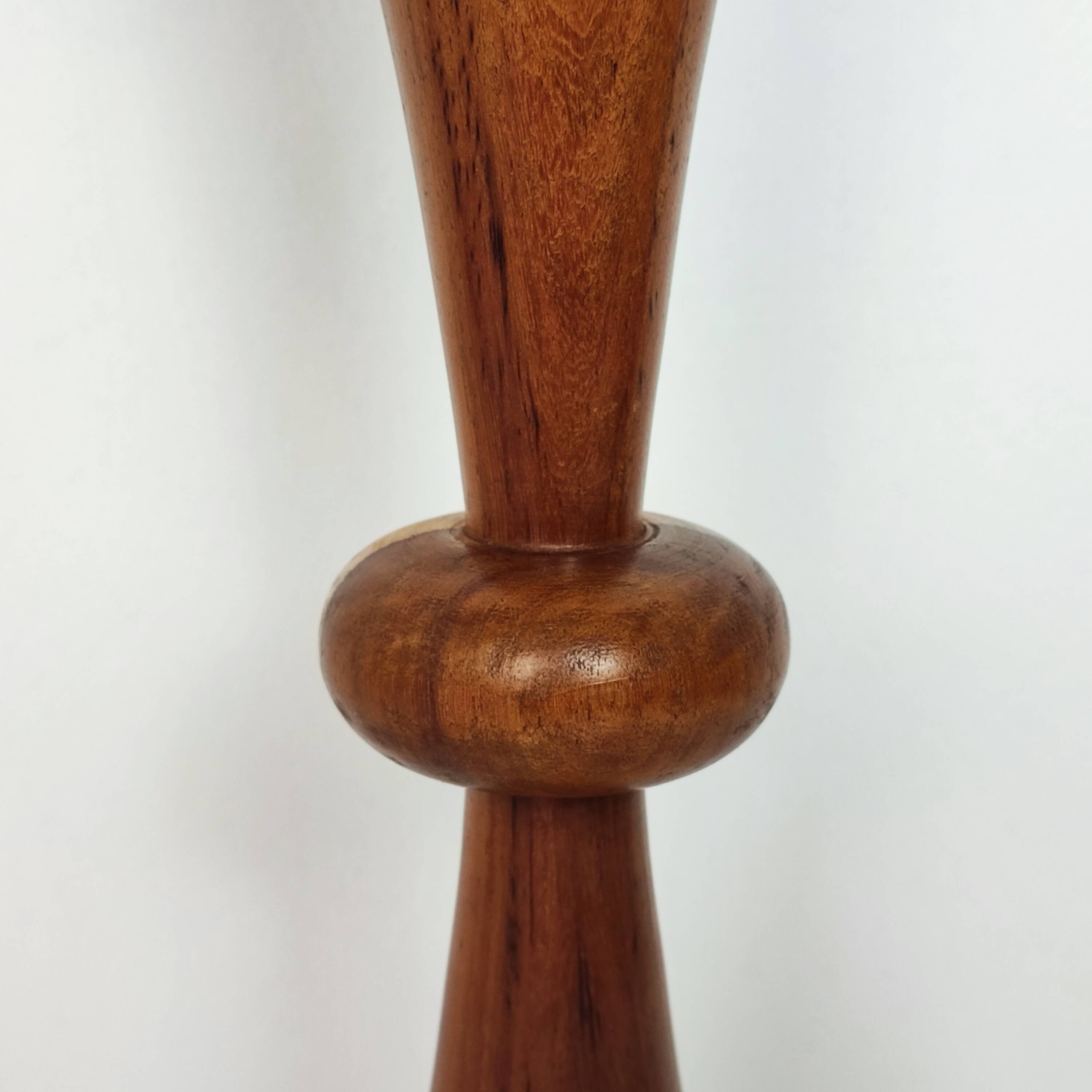 Wooden candle holder