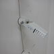 Set of three white adjustable design wall lamp, 1980's.