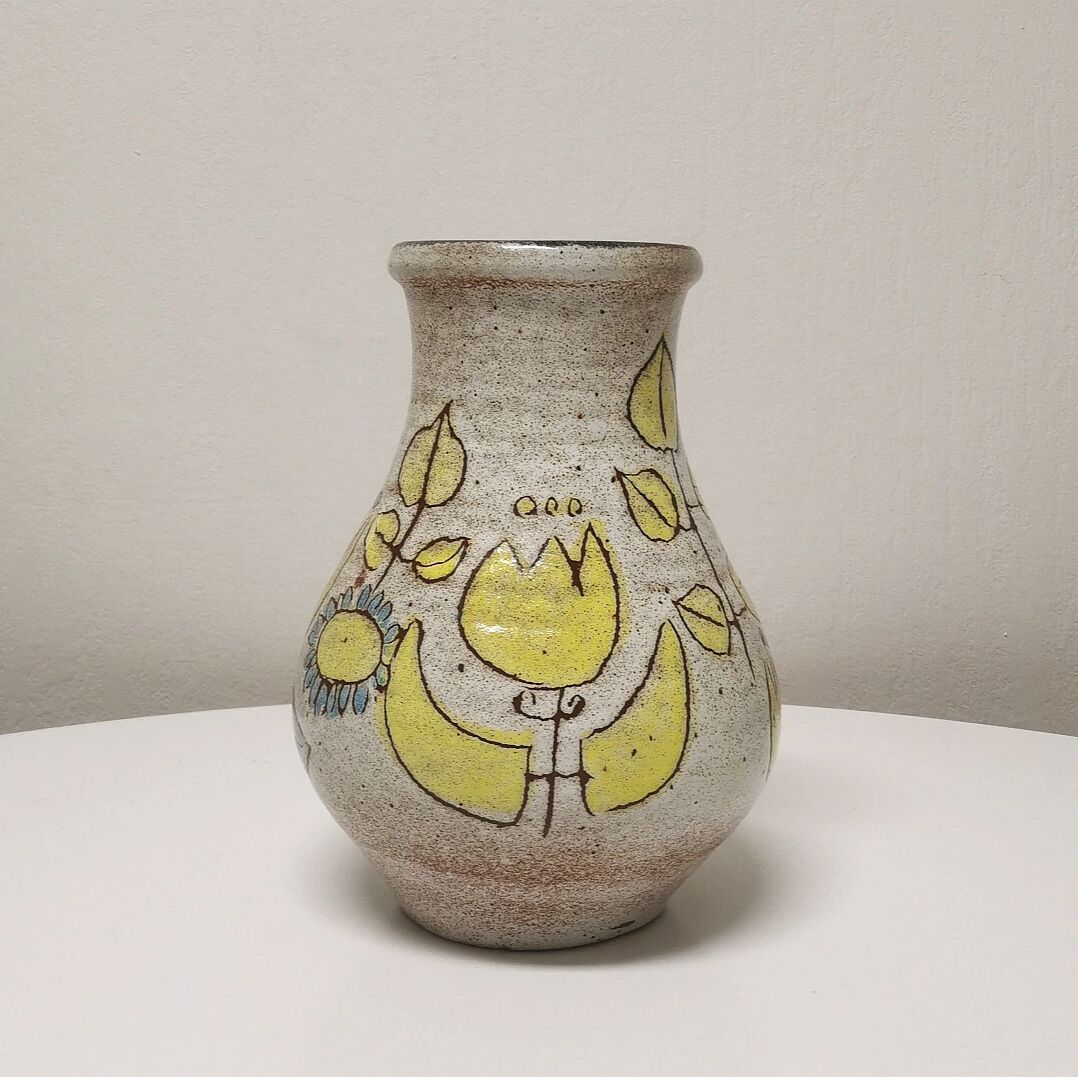 Ceramic vase, Accolay, 1960