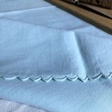 Tea cloth in pure linen aqua