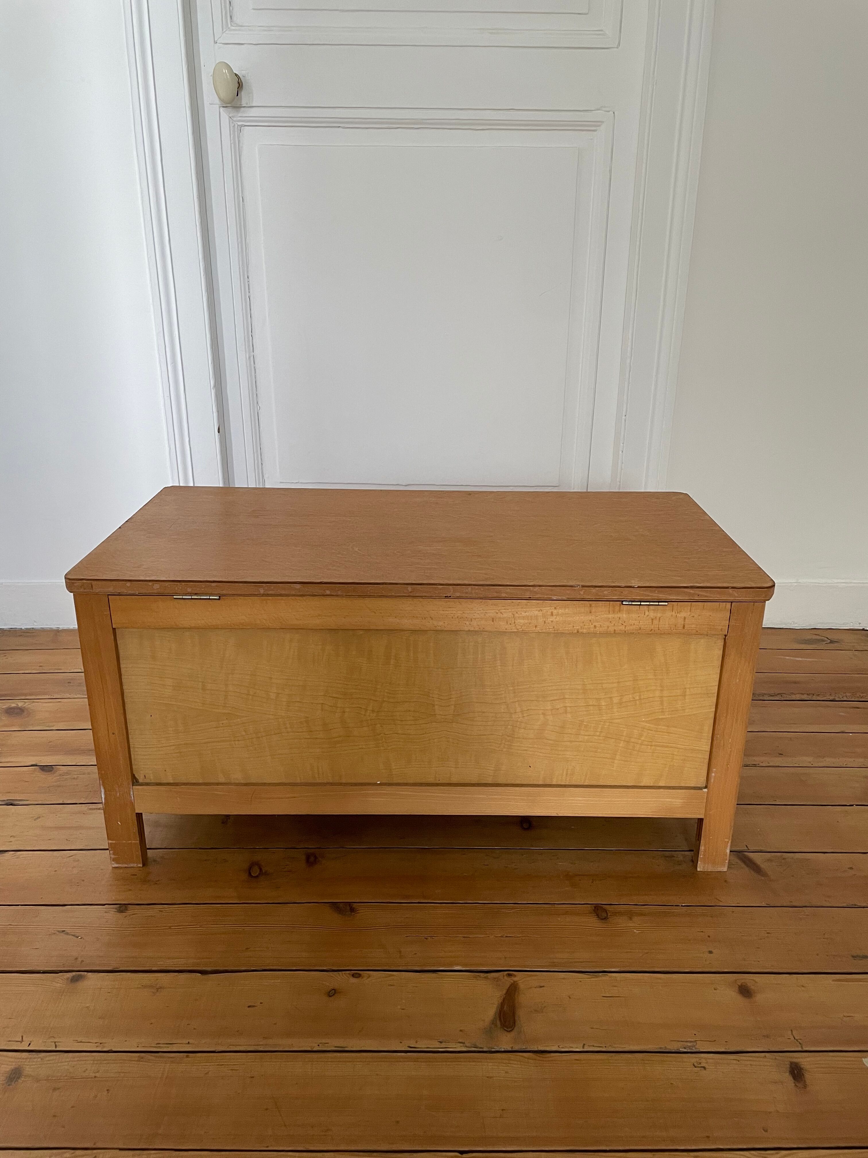 Rattan chest bench 1960s