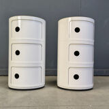 Pair of cabinets by Anna Castelli Ferrieri for Kartell, 1960s - Italy