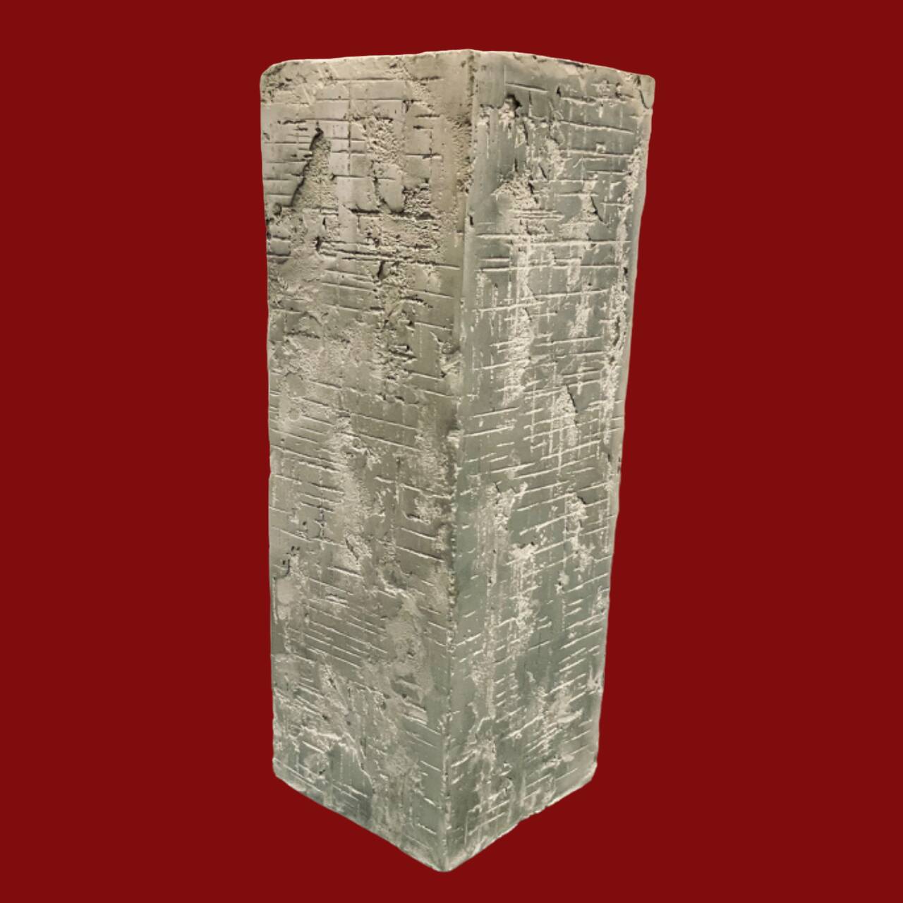 Pair Of Textured Aluminum Lamps