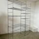 Old modular metal shelf vintage bookcase 10 design shelves from the 80s
