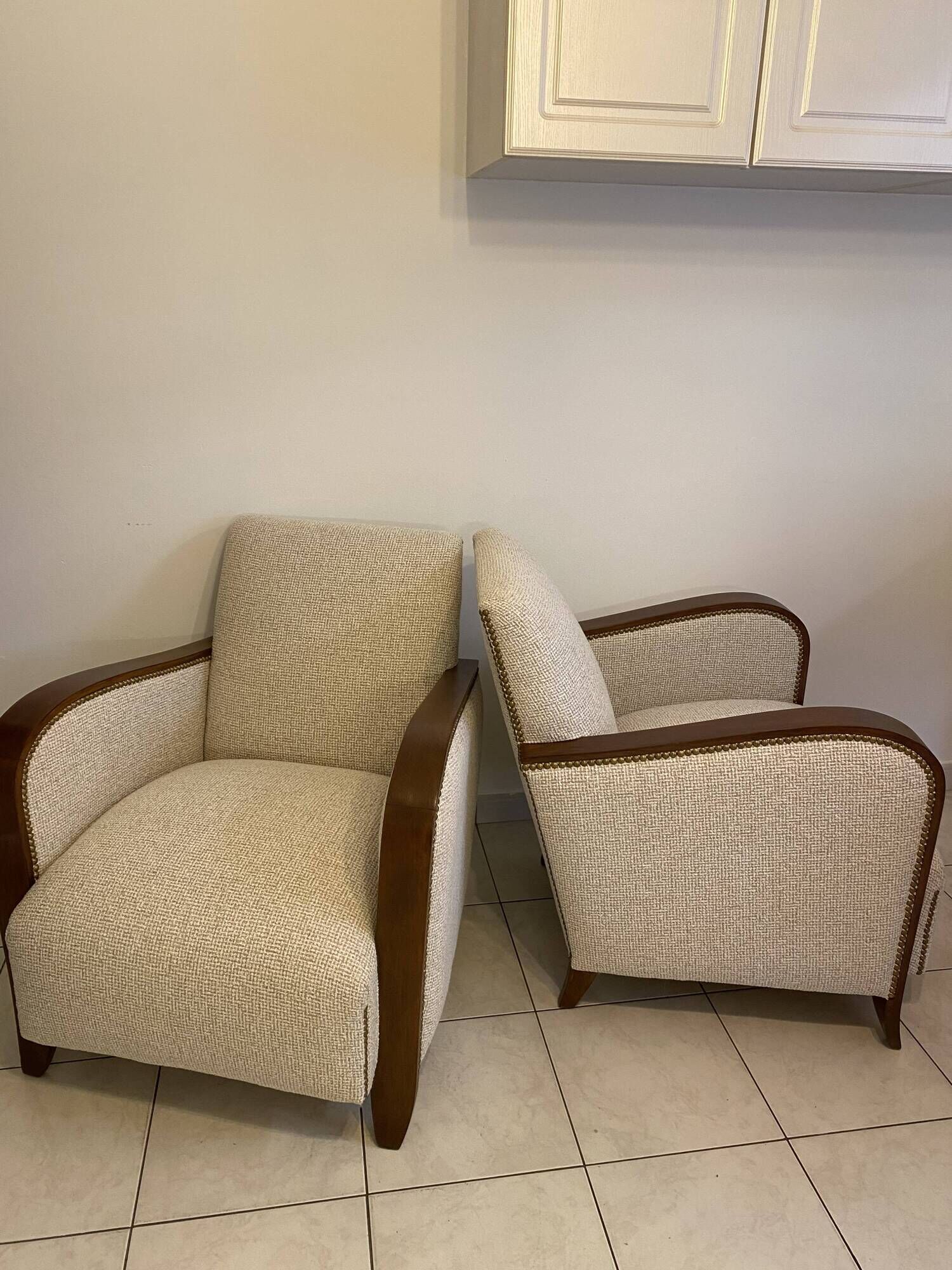 Art Deco armchairs