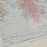 Map of Ancient and Modern Greece from 1928