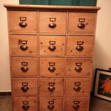 Meuble de notaire - 15 tiroirs