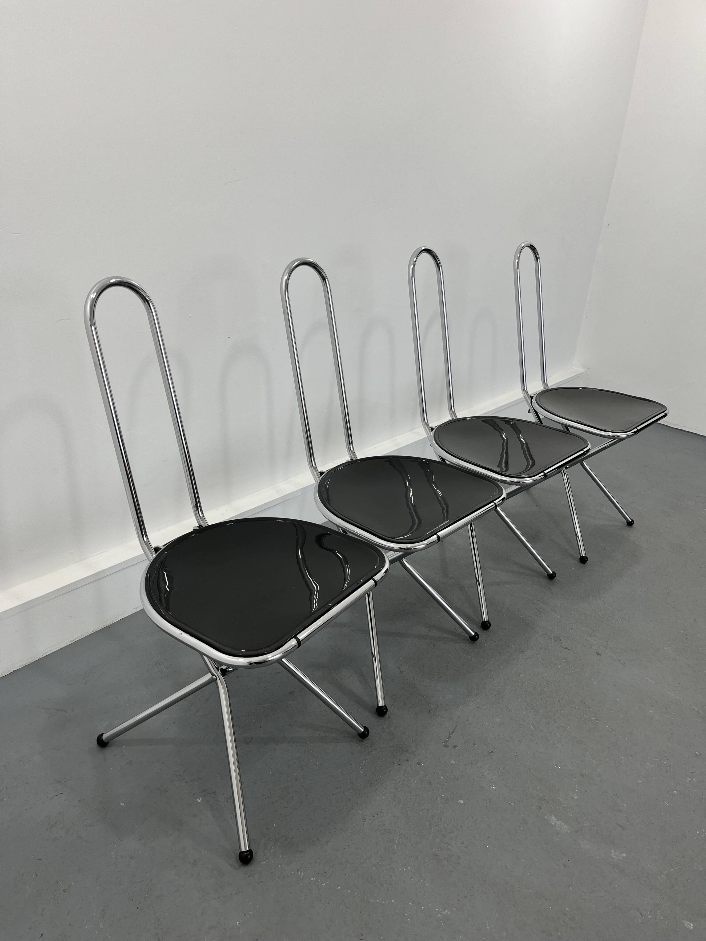 Chairs by Niels Gammelgaard for Ikea, Sweden, 1980s, Set of 4