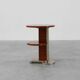 Table d'appoint moderniste Art déco à deux niveaux, France vers 1925