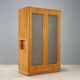 Vintage maple veneer wardrobe, design, Italy, 1950s