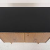 Scandinavian chest of drawers in teak and skai, Sweden, 1960