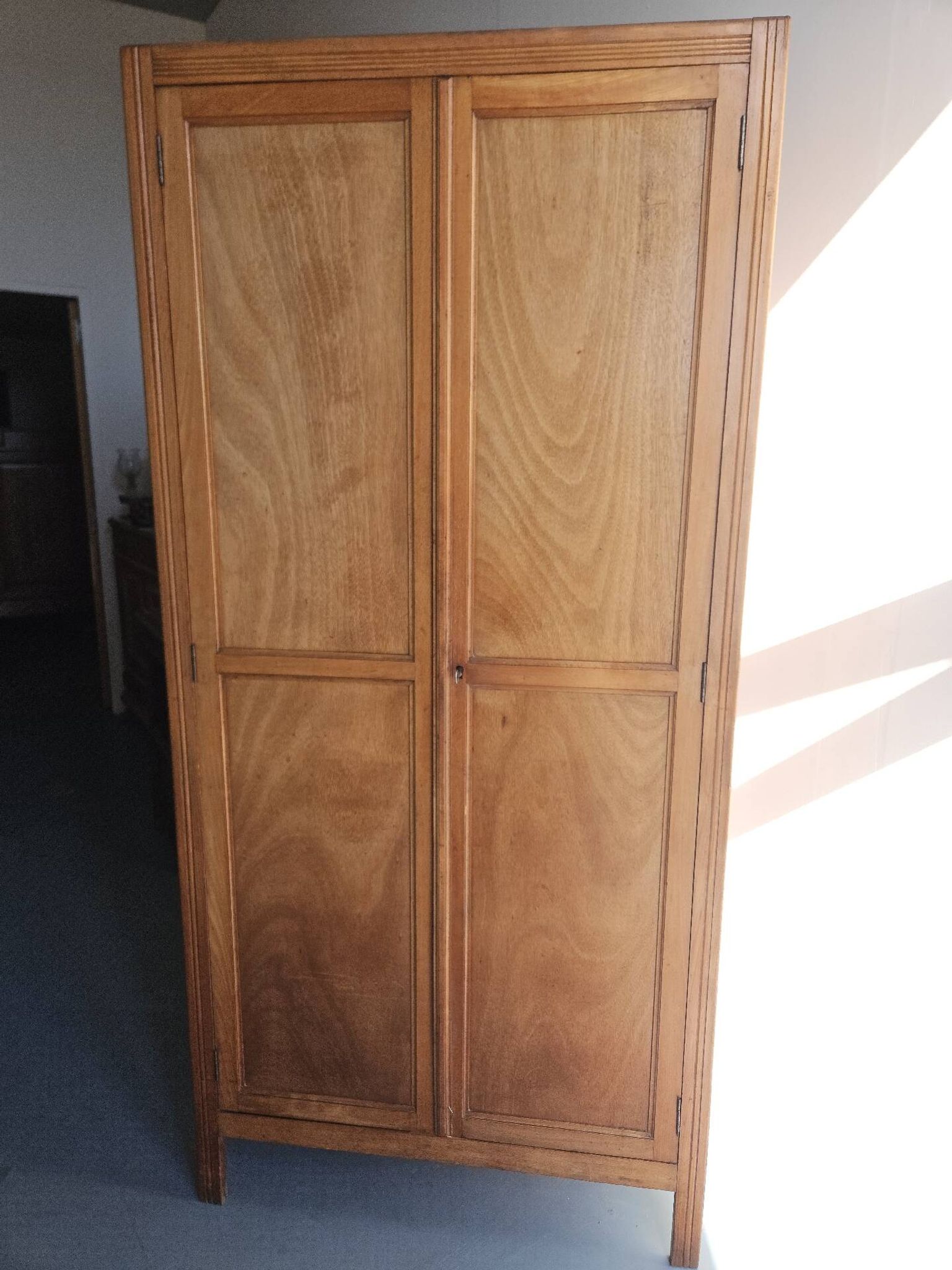 Antique wooden wardrobe