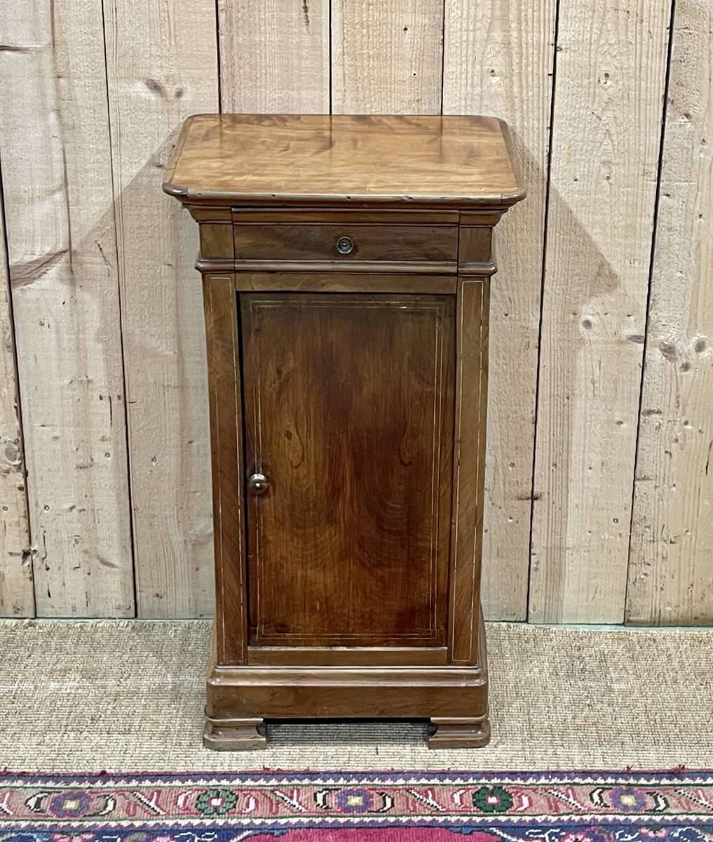 Late 19th century fruit wood bedside table