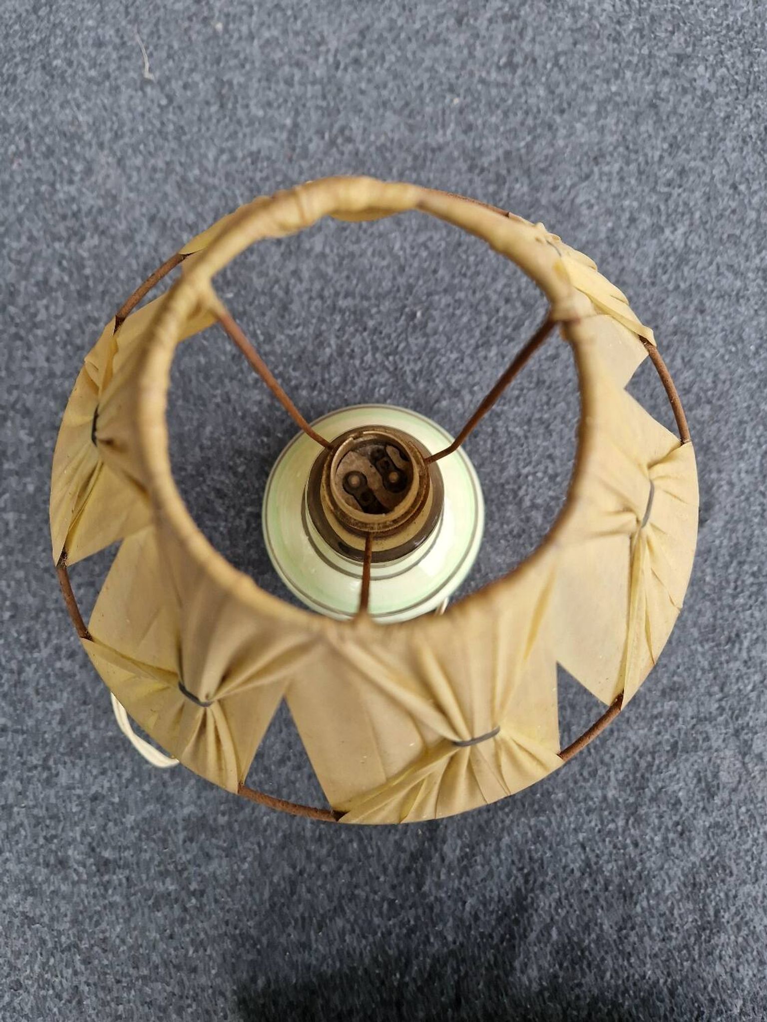 Vintage ceramic bedside lamp