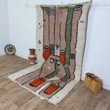 Handmade wool Berber rug 272 X 148 CM