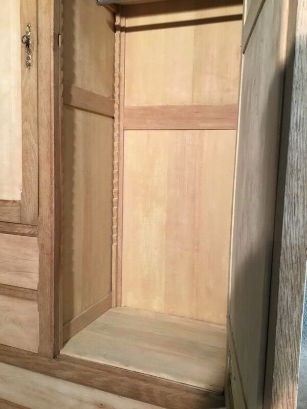 Raw wood hotel cabinet