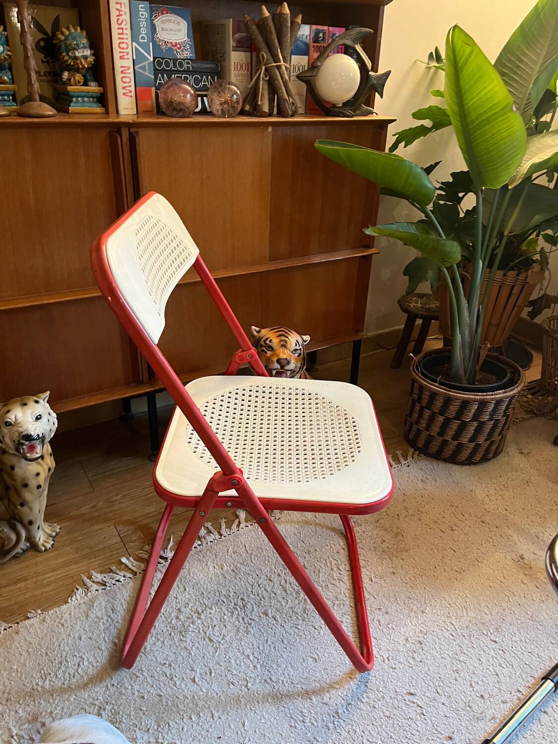 Vintage Italian folding chair